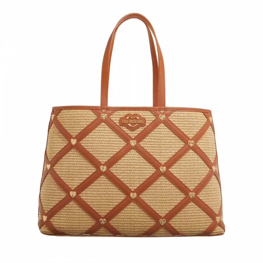 Love Moschino - Love Moschino Shoulder Bags Textil Brown - braun