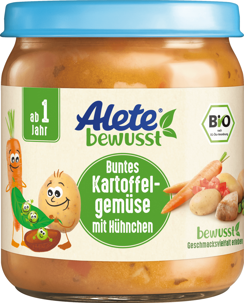 Menü Buntes Kartoffelgemüse mit Hühnchen ab 1 Jahr, 250 g