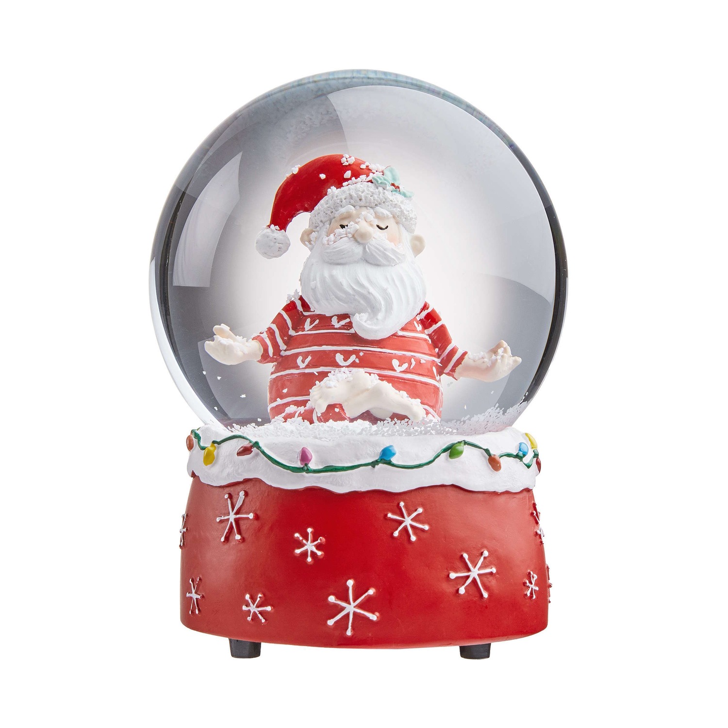 X-MAS Spieluhr Yoga Santa Höhe 15cm