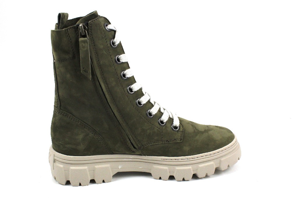 PAUL GREEN Schnür-Stiefeletten grün 9970