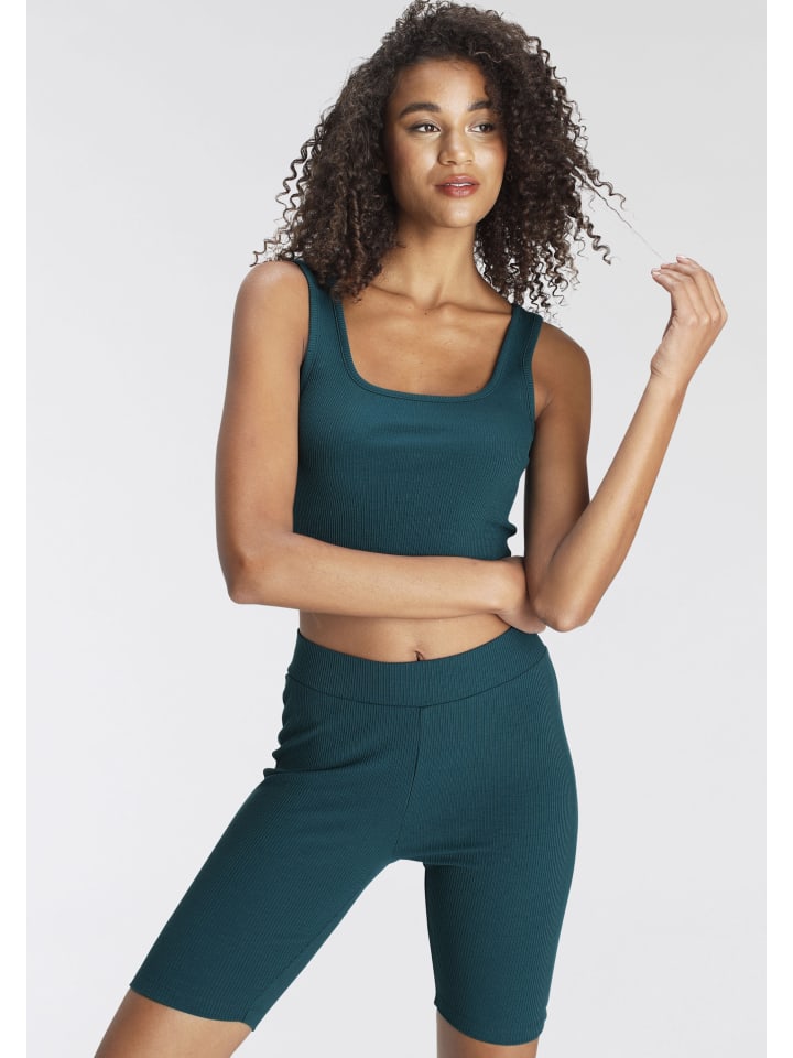 LASCANA Shorty in blau günstig kaufen
