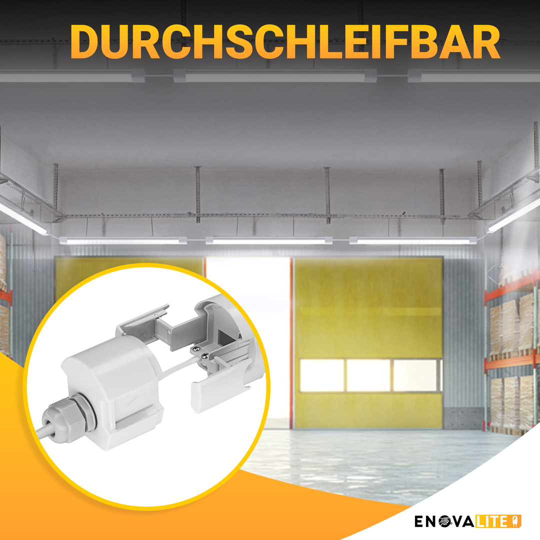 ENOVALITE LED Feuchtraumleuchte PRO, 120 cm