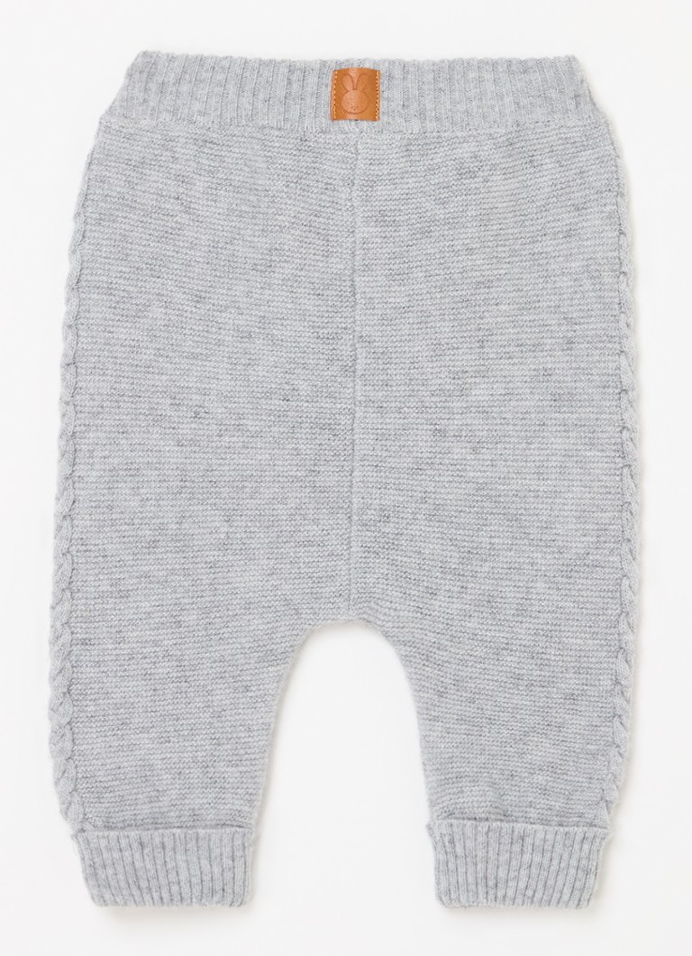 Pantaloni pentru copii Benetton, confecționați din tricot fin și amestec de lână mulat.