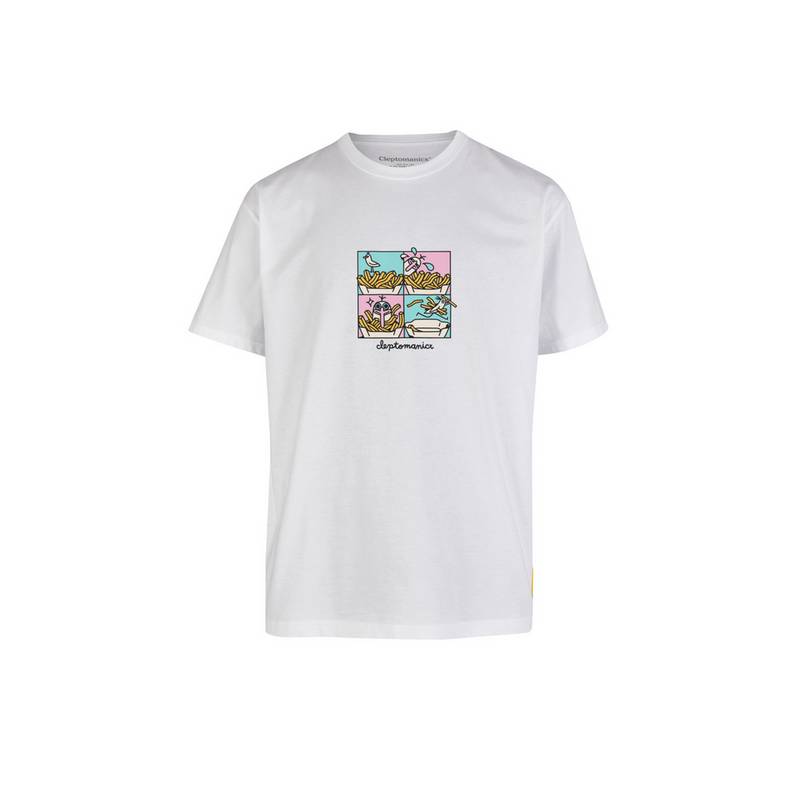 Cleptomanicx Stealy Gull Printshirt Herren