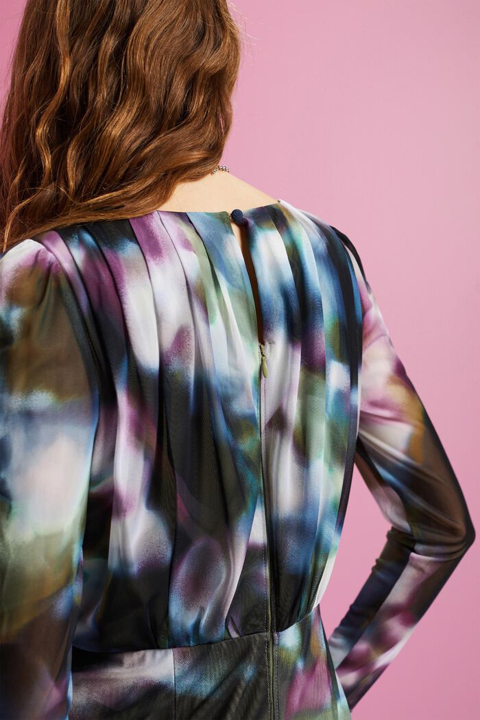 Bedrucktes Meshkleid