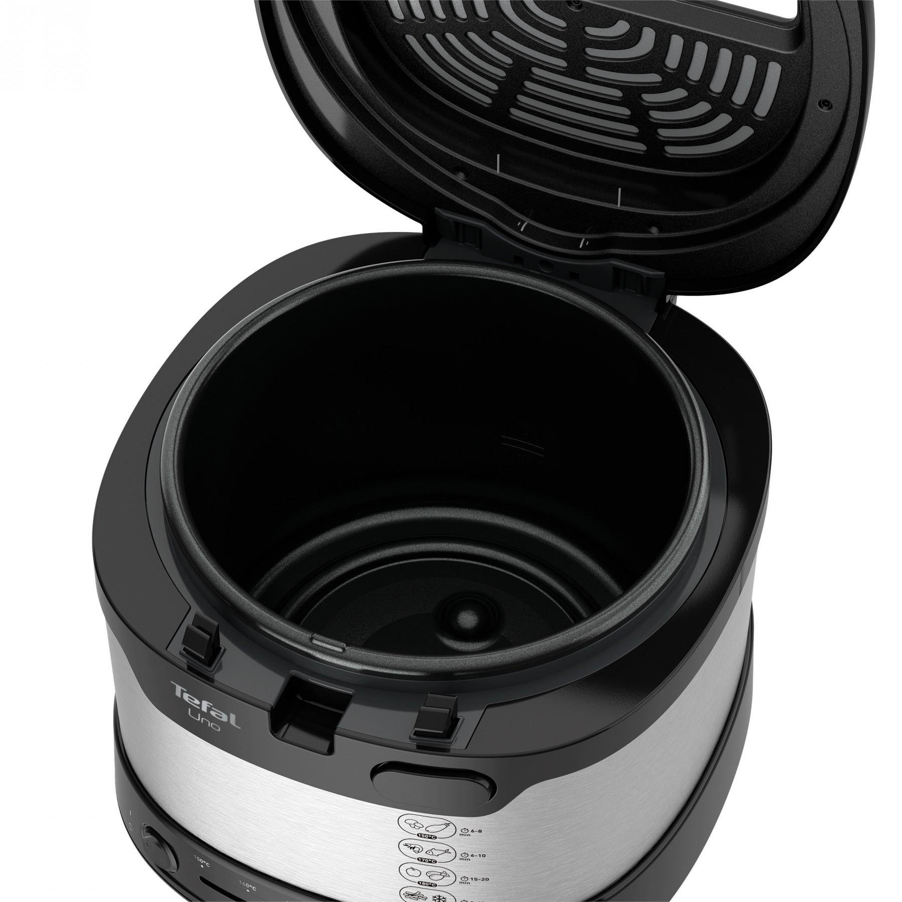 Tefal Fritteuse FF 215D Uno M, 1600 W, 1,8 Liter, Antihaft-Versiegelung, Thermostat, kompakt, große Kapazität