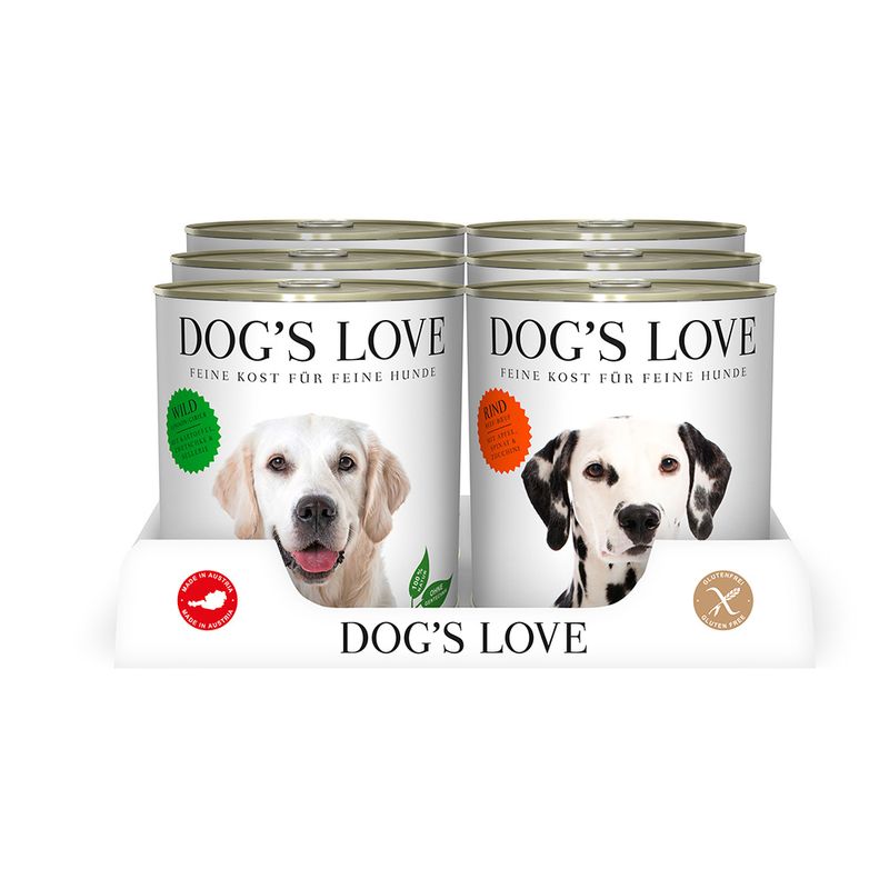 Sparpaket Dog´s Love Adult 12 x 800 g