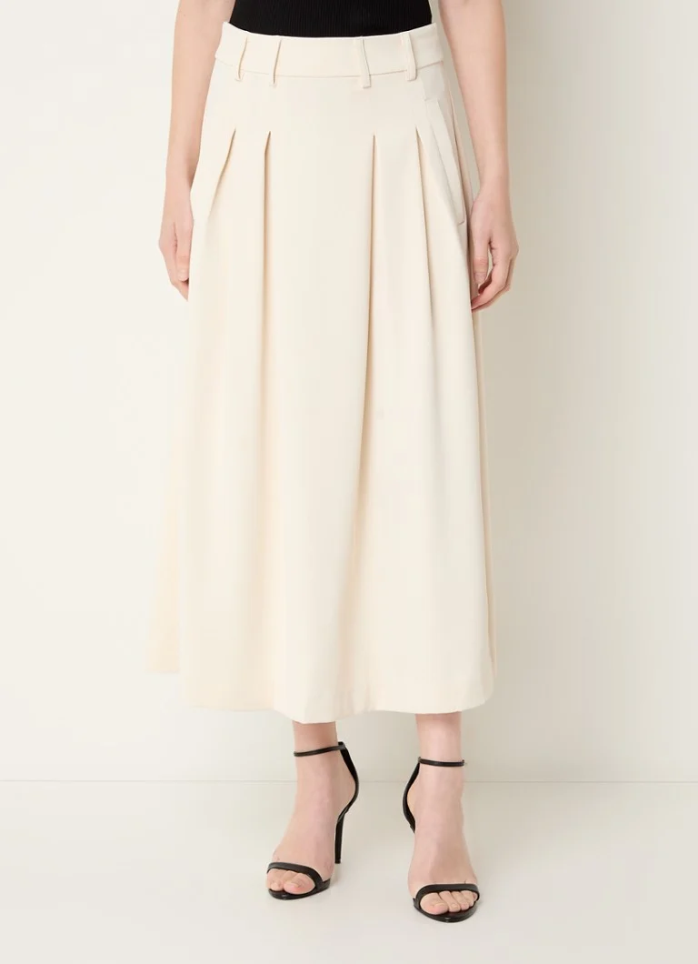 Co'Couture Anya midi svārki ar sānu kabatām