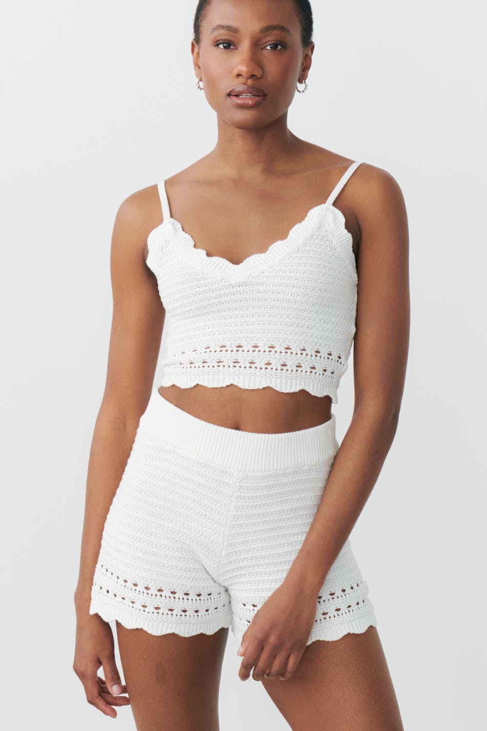 Knitted shorts