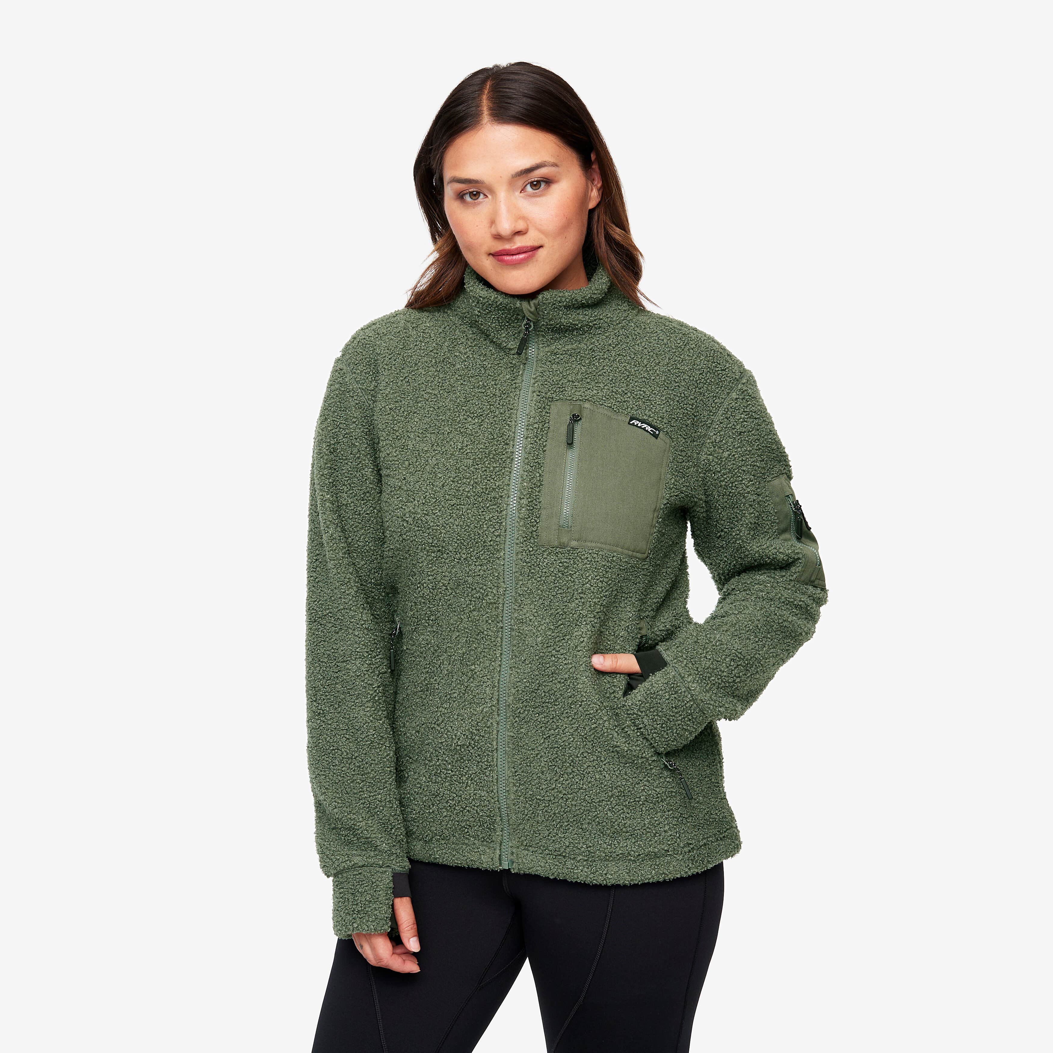 Bigfoot Pile Fleece Femme Dusty Green