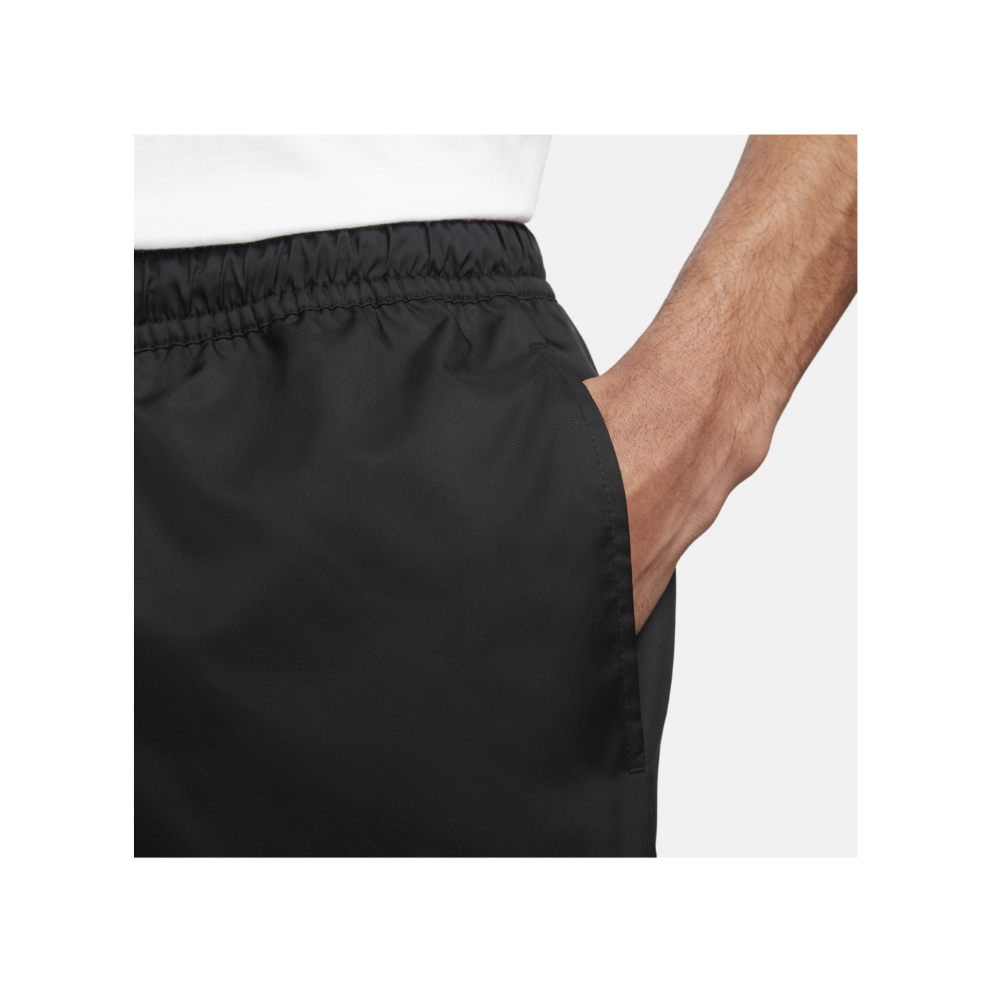 Nike Woven Lined Flow Short Schwarz Weiss F010