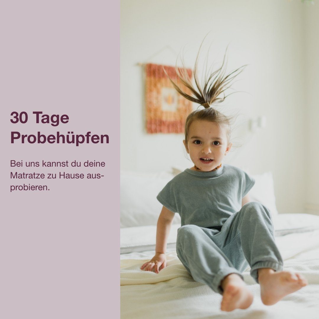 Kaltschaummatratze 7-Zonen-Wendematratze, gähn, Wendematratze mit zwei unterschiedlich festen Liegeseiten, 14 cm dick