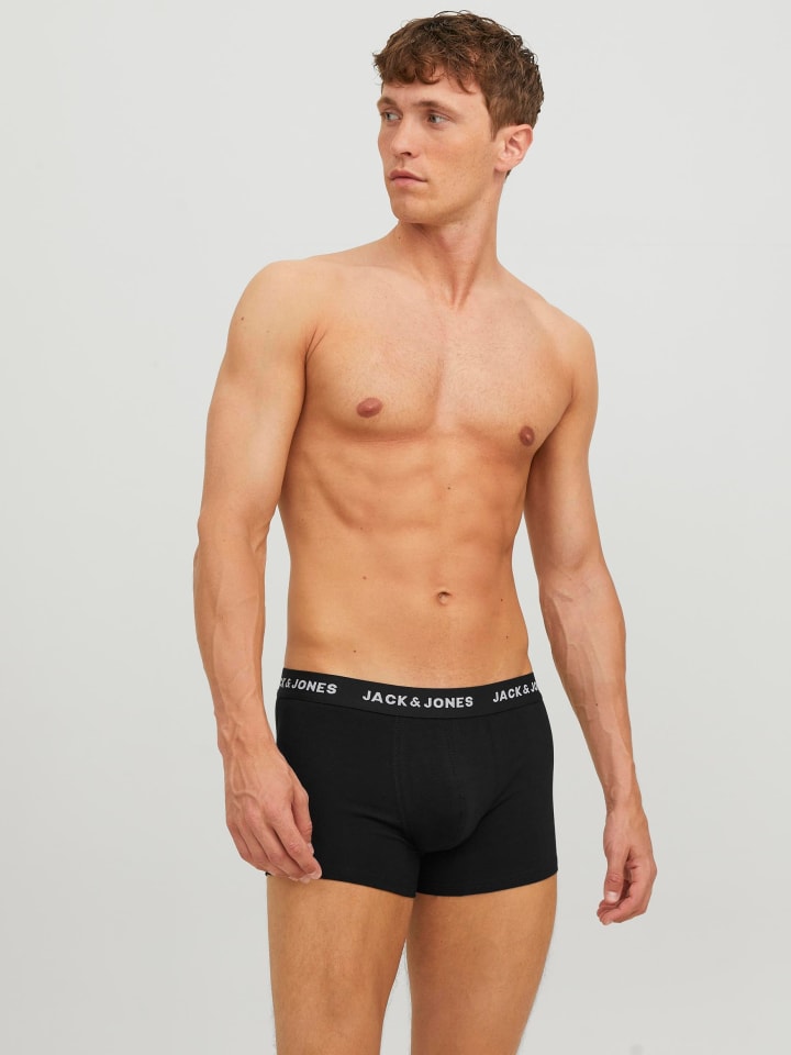 Jack & Jones Boxershorts 7er-Pack Basic Set Trunks Unterhosen JACHUEY in Schwarz günstig kaufen