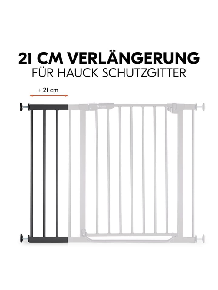 Hauck Türschutzgitter Verlängerung Safety Gate Extension in schwarz günstig kaufen onesize