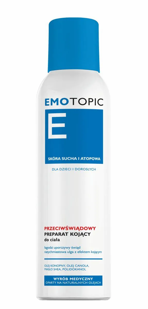 Emotopic niežulį malšinantis raminamasis kūno kremas