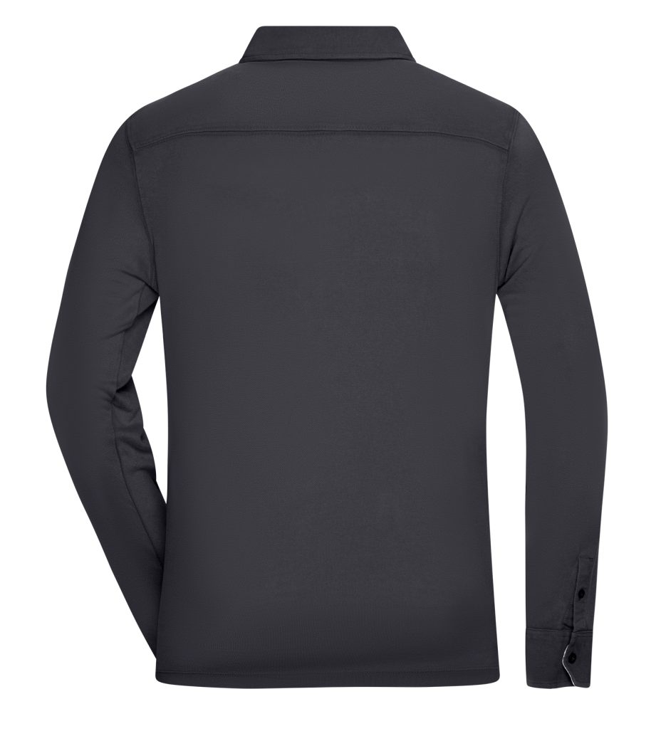 James & Nicholson Langarm-Poloshirt Sportliches Herren Langarm Polo in Washed Optik JN714 (Doppelpack, 2 Stück) Feine Piqué-Qualität