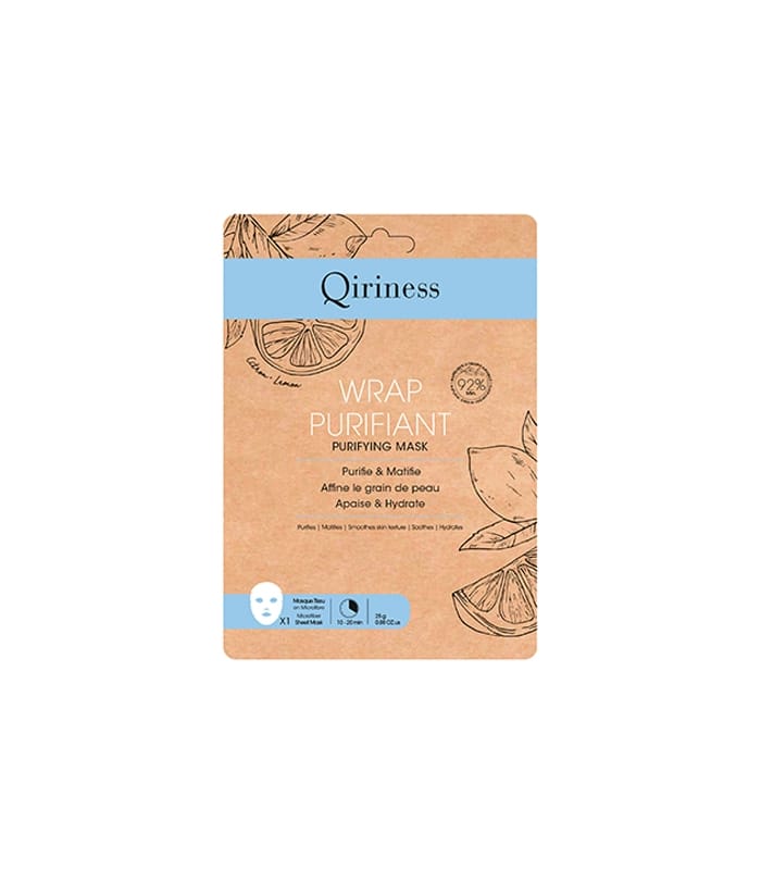 Qiriness-WRAP PURIFIANT-Masque Microfibre Purifiant