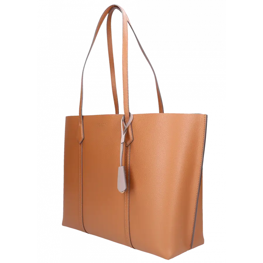 Tory Burch - Shopper PERRY TRIPLE-COMP. Kalbsleder - braun
