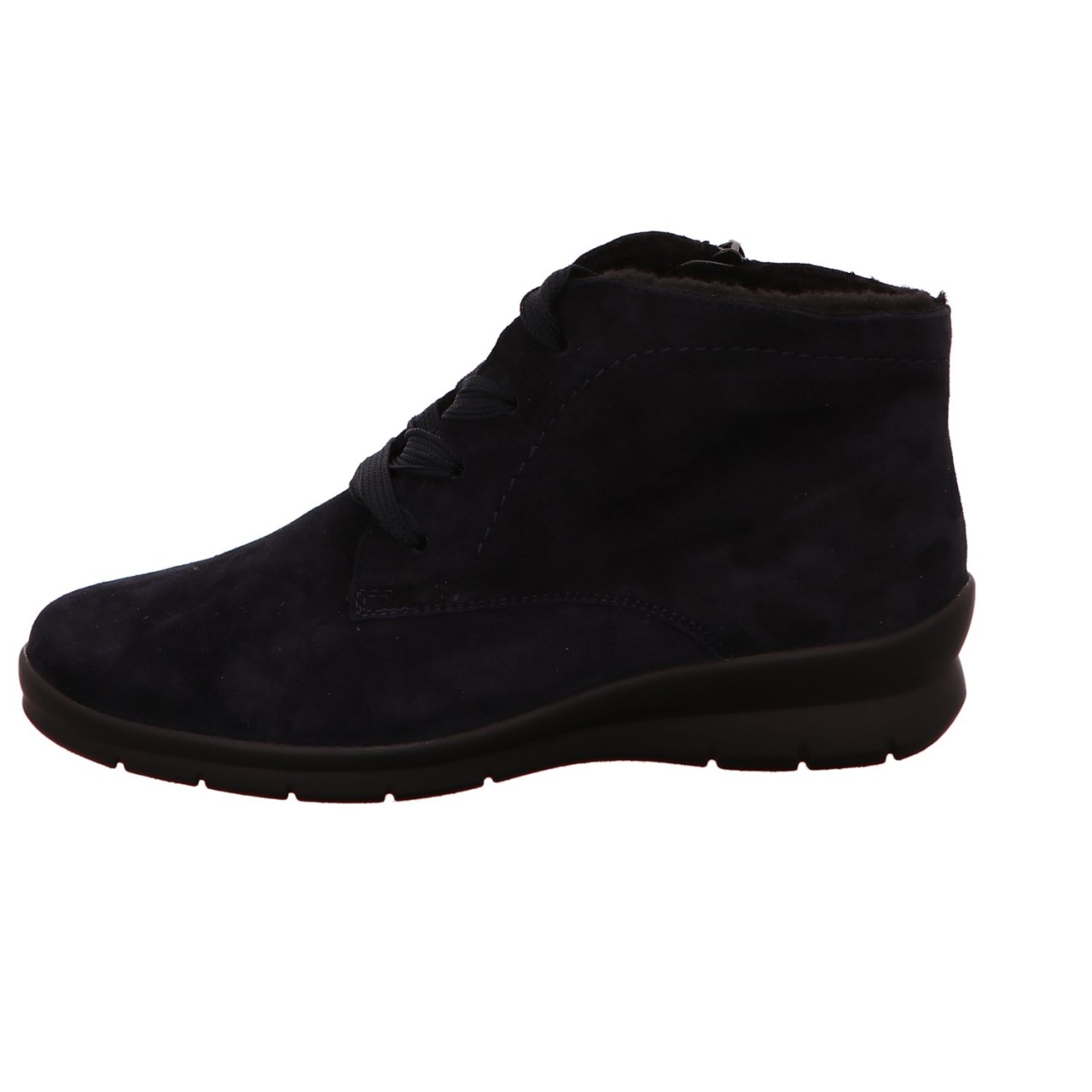 SEMLER Stiefeletten blau Xenia midnightblue Samt-Chevro