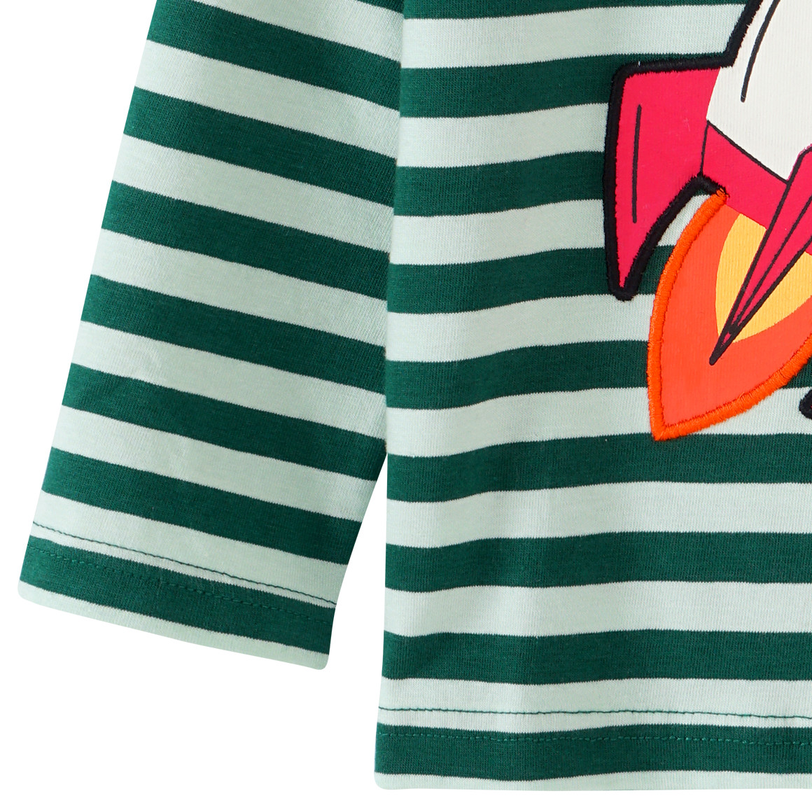 Kinder Langarmshirt mit Blockstreifen