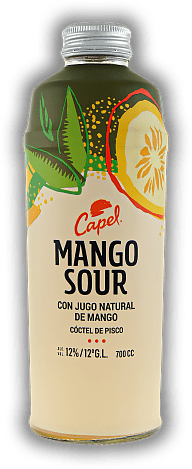 Capel Pisco Sour - MANGO COCTEL - Chile Capel Pisco Sour - MANGO COCTEL - Chile Capel Mango Cocktail - ein vollmundiger Longdrink. 0,7	 Liter - Vol 12%