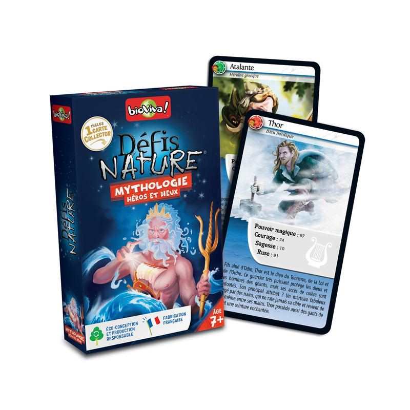 Jeu de cartes Défis Nature Mythologie, Héros et Dieux Bioviva