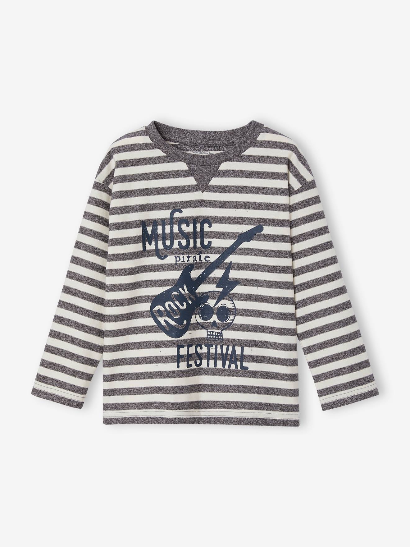 T-shirt rayé motif 