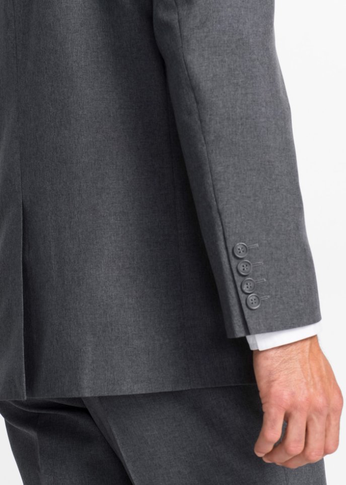 Anzug aus recyceltem Polyester (2-tlg. Set): Sakko und Hose