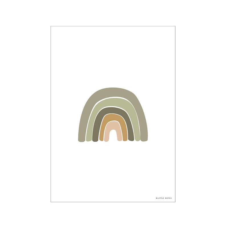 Poster horizon Olive A3 Little Dutch