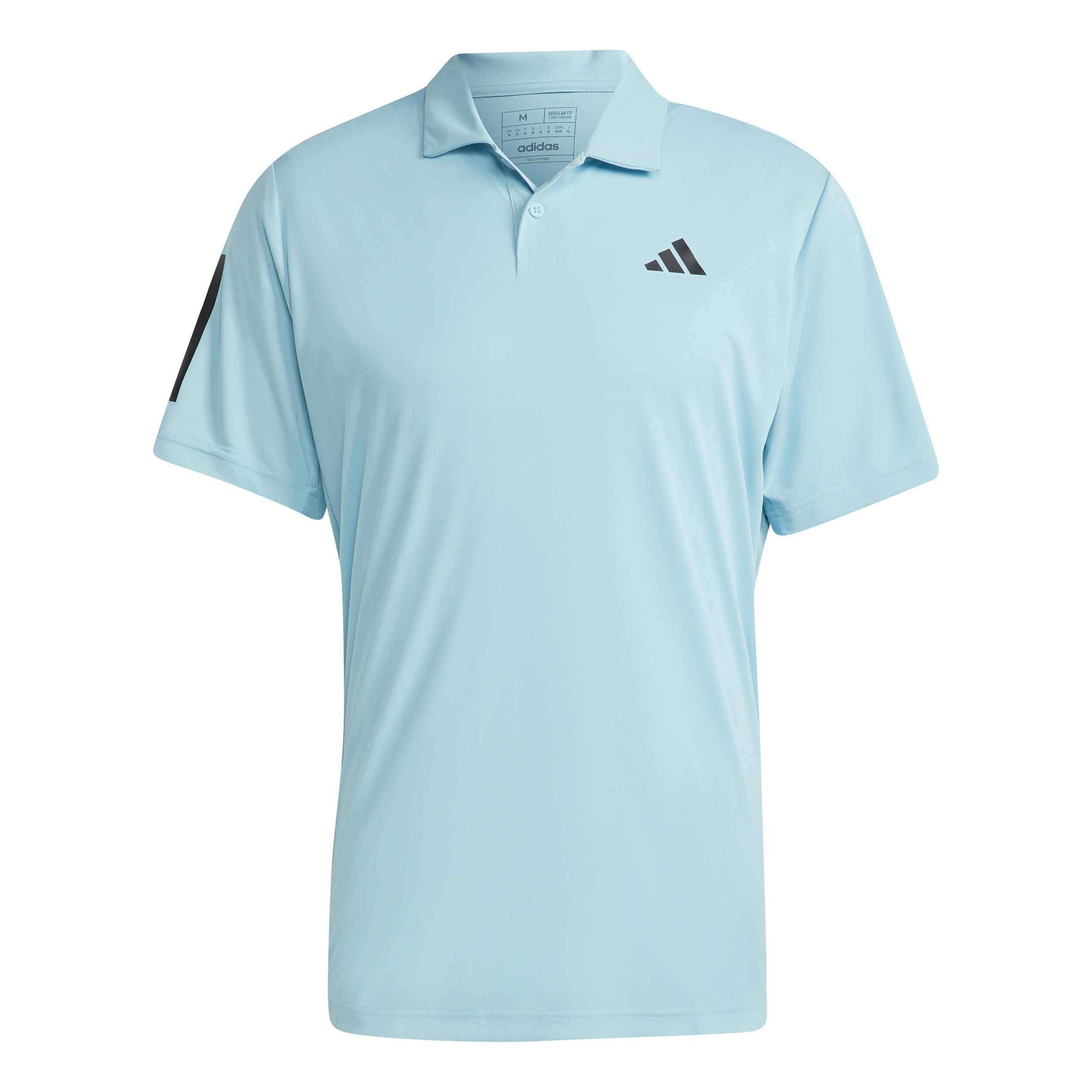 Club 3 Stripes Polo Herren - Hellblau