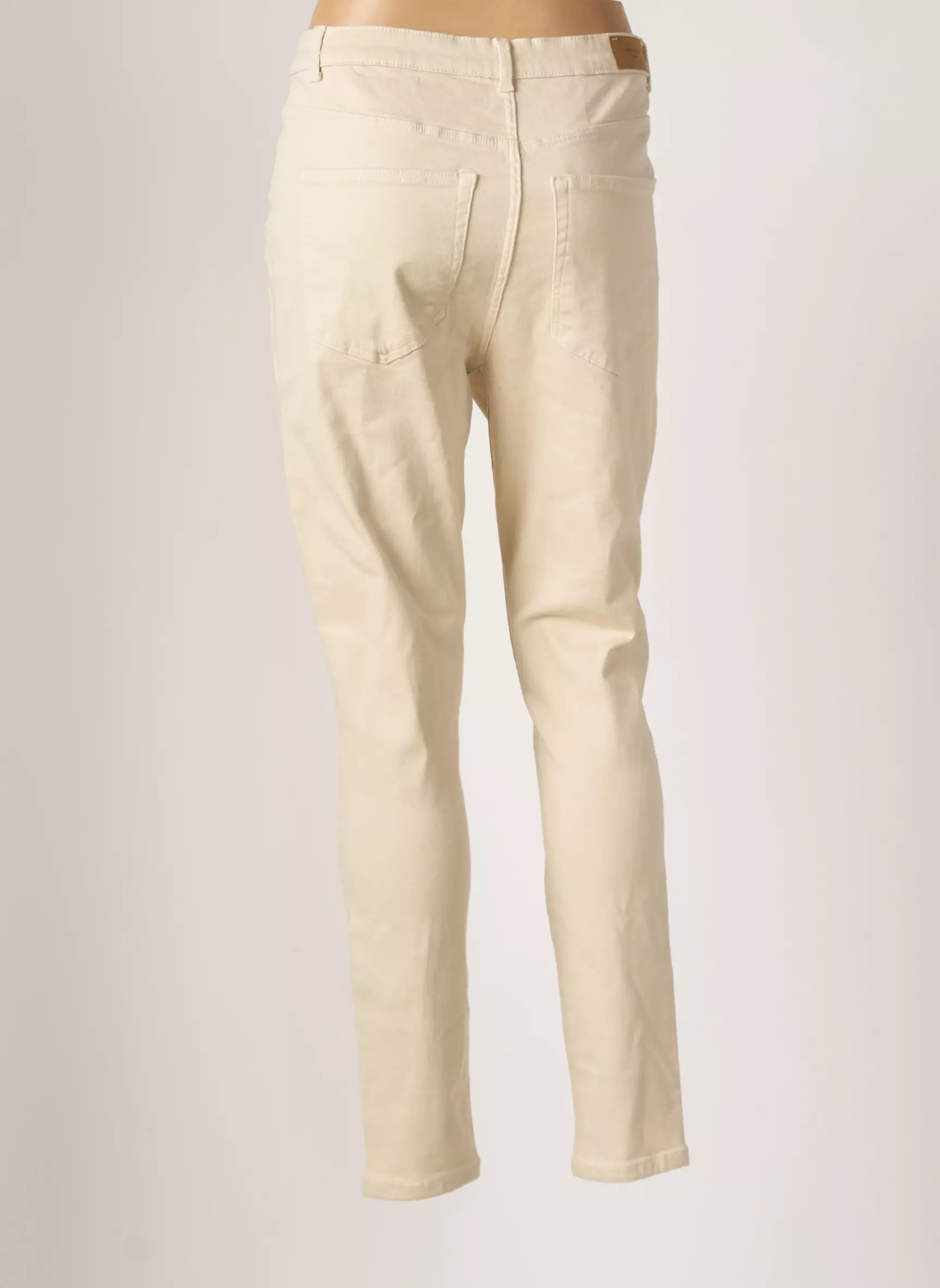 Vero Moda Pantalons Slim Femme couleur beige