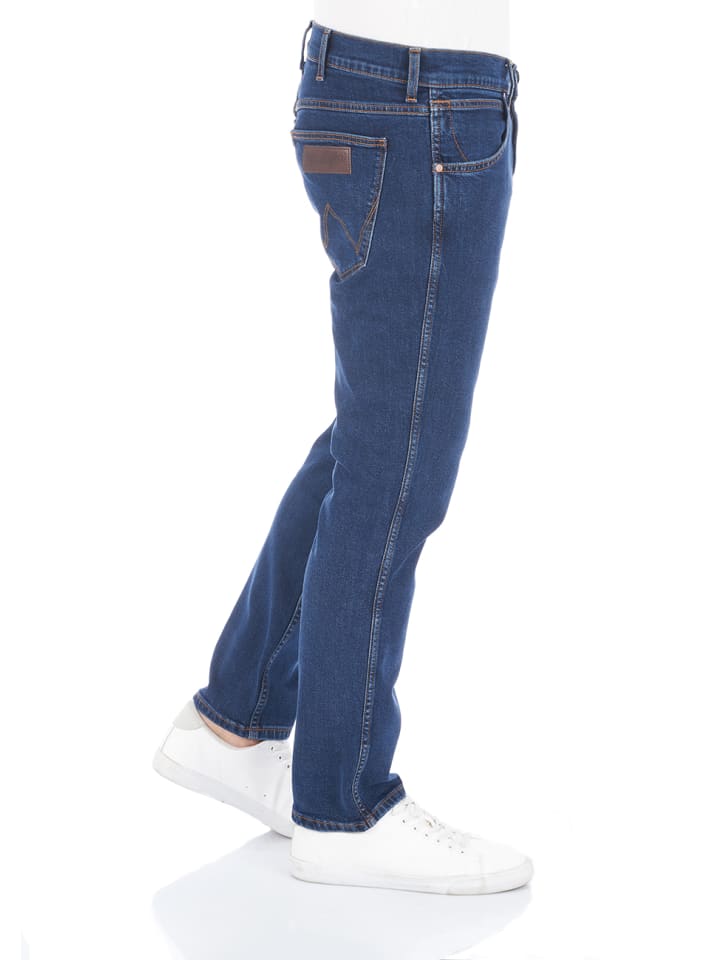 Wrangler Jeans Greensboro regular/straight in Blau günstig kaufen