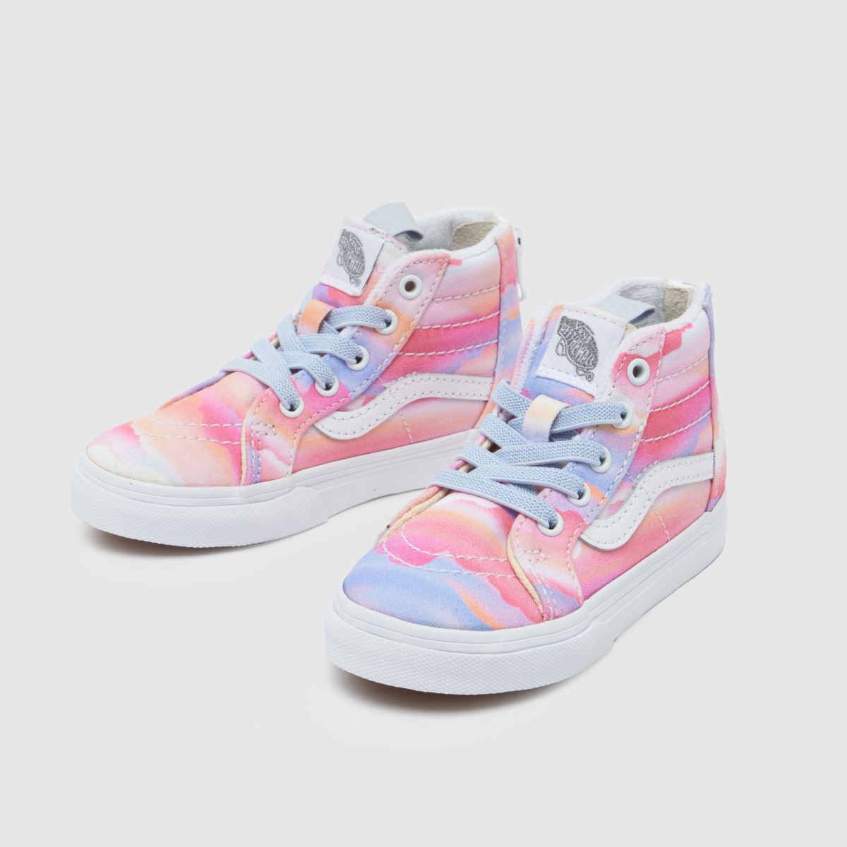 Bledo roza superge Vans Sk8-Hi Zip za deklice z zadrgo