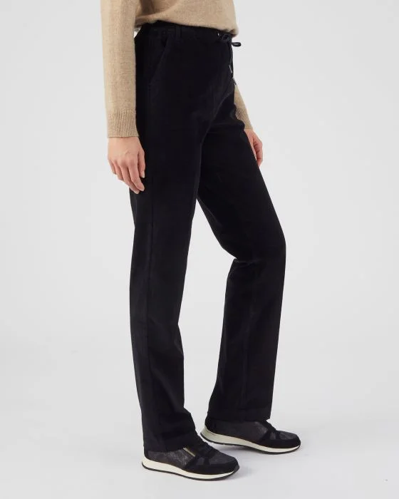 Pantalon enfilable velours