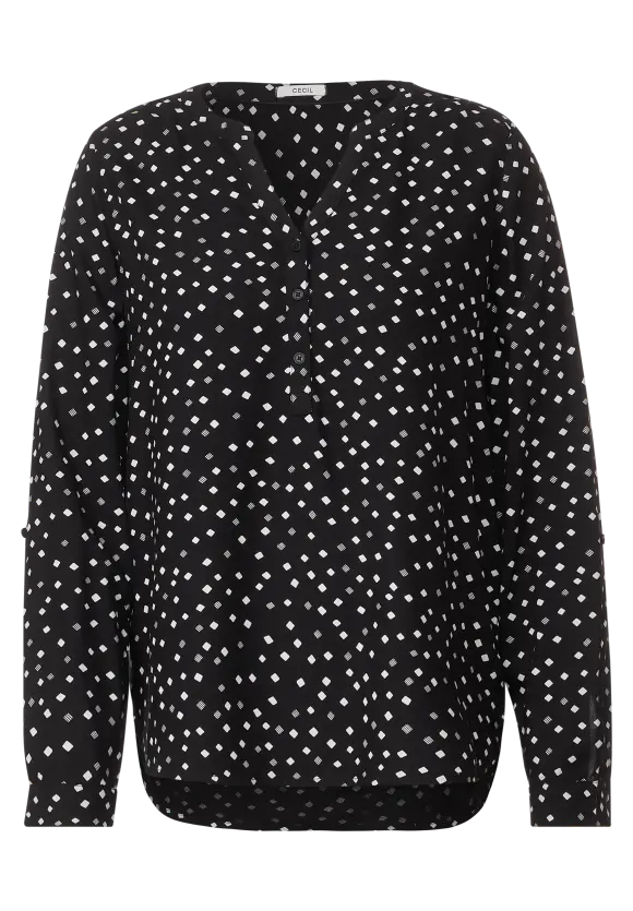 CECIL Bluse mit Punktemuster