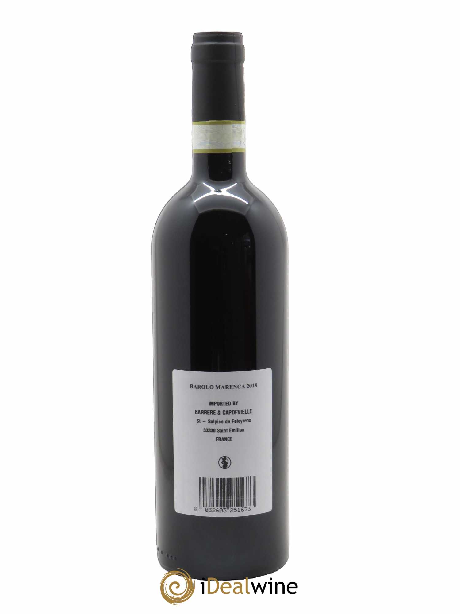 Barolo DOCG Luigi Pira Marenca  2018 - Lot de 1 Bouteille