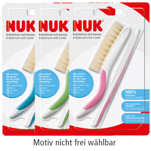 NUK Babybürste mit Kamm  1 St
