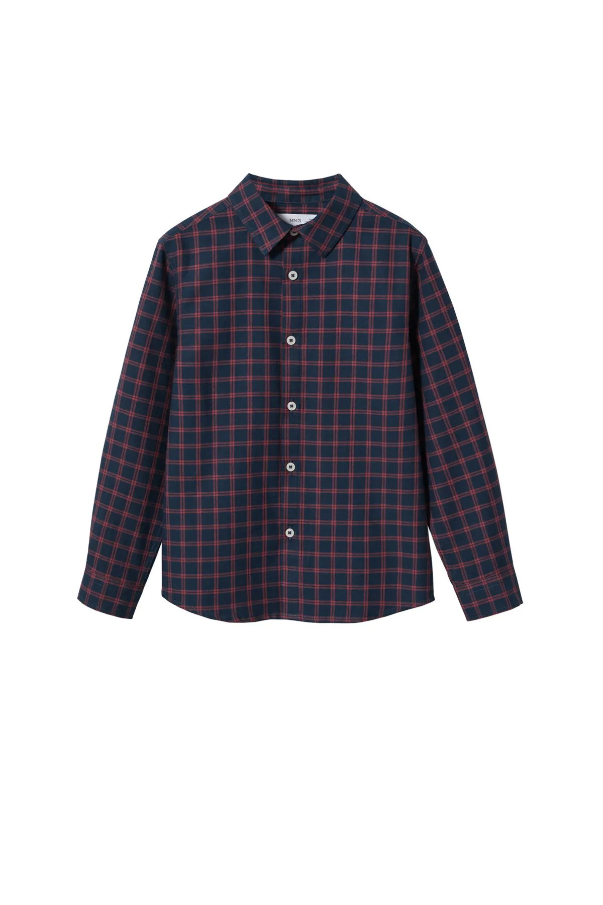 MANGO Kids  37024382 Hemden Burgund