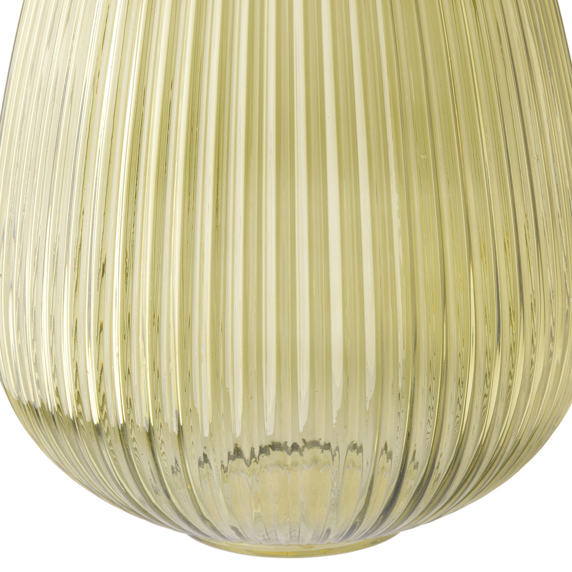 Große Vase in geriffelter Optik