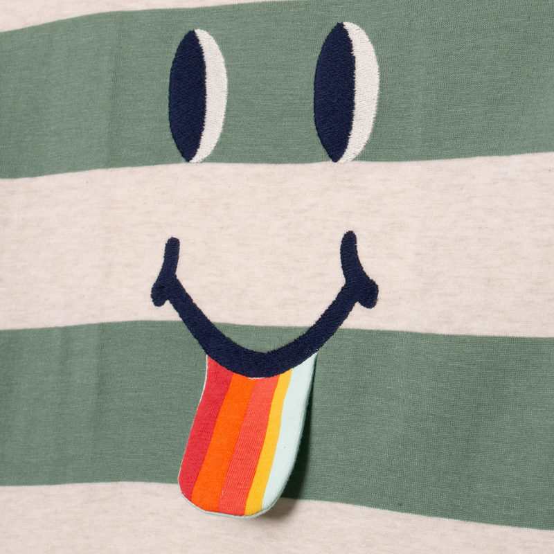 T-shirt bébé garçon rayures vert Catimini