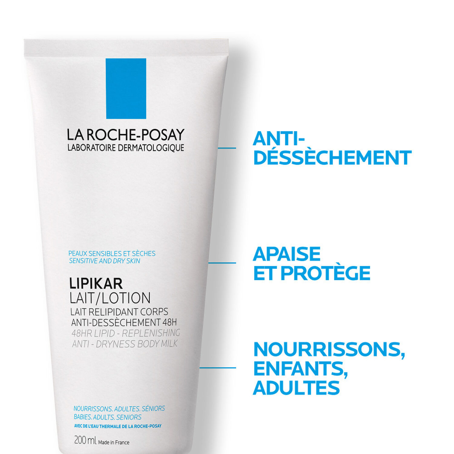 la roche-posay Lipikar Lait Lait Relipidant Corps Anti-Desséchement