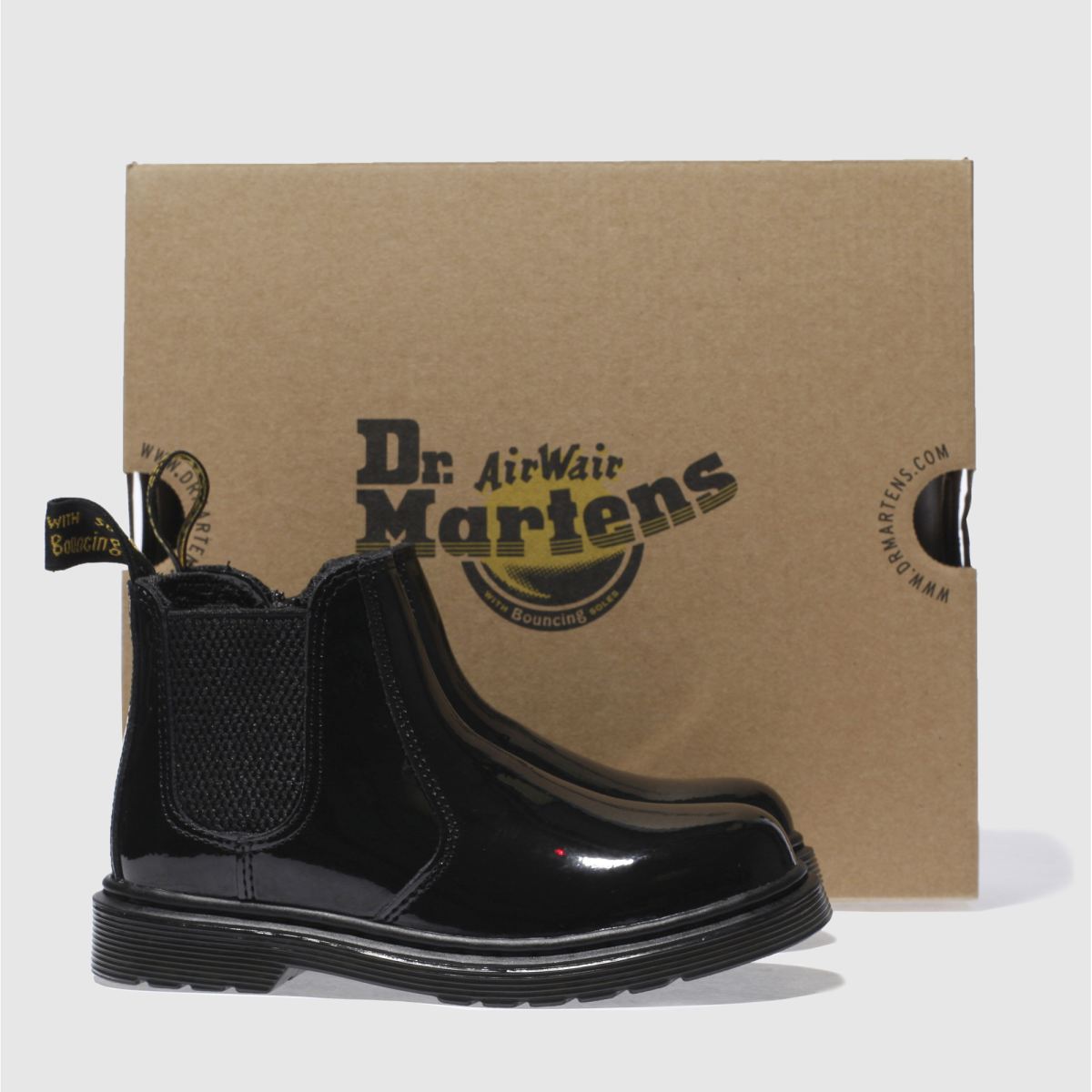 Dr. Martens fekete 2976 Lány Junior Csizma