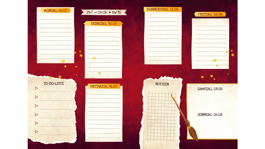 Mein Schülerkalender für Harry Potter-Fans! 2024/2025