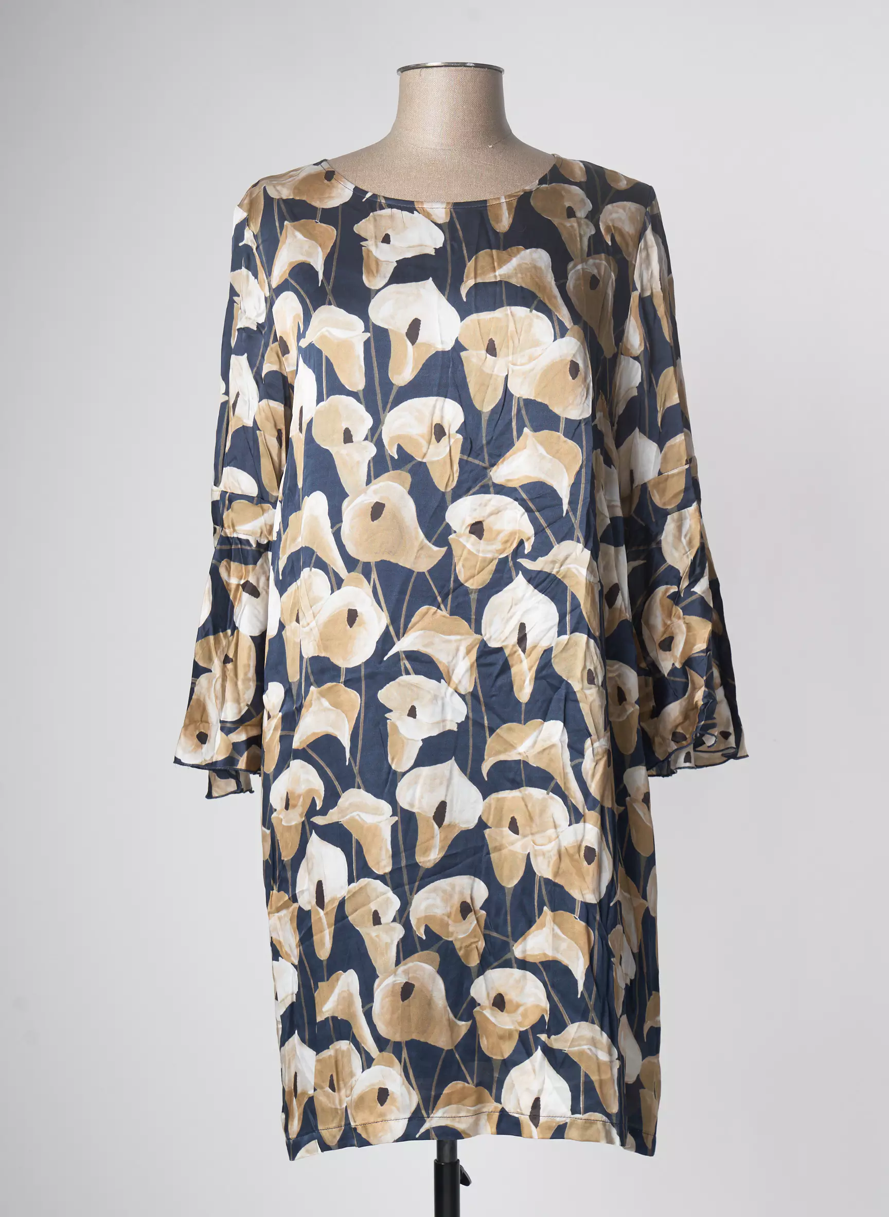 Cristina Gavioli Robes Mi Longues Femme couleur bleu