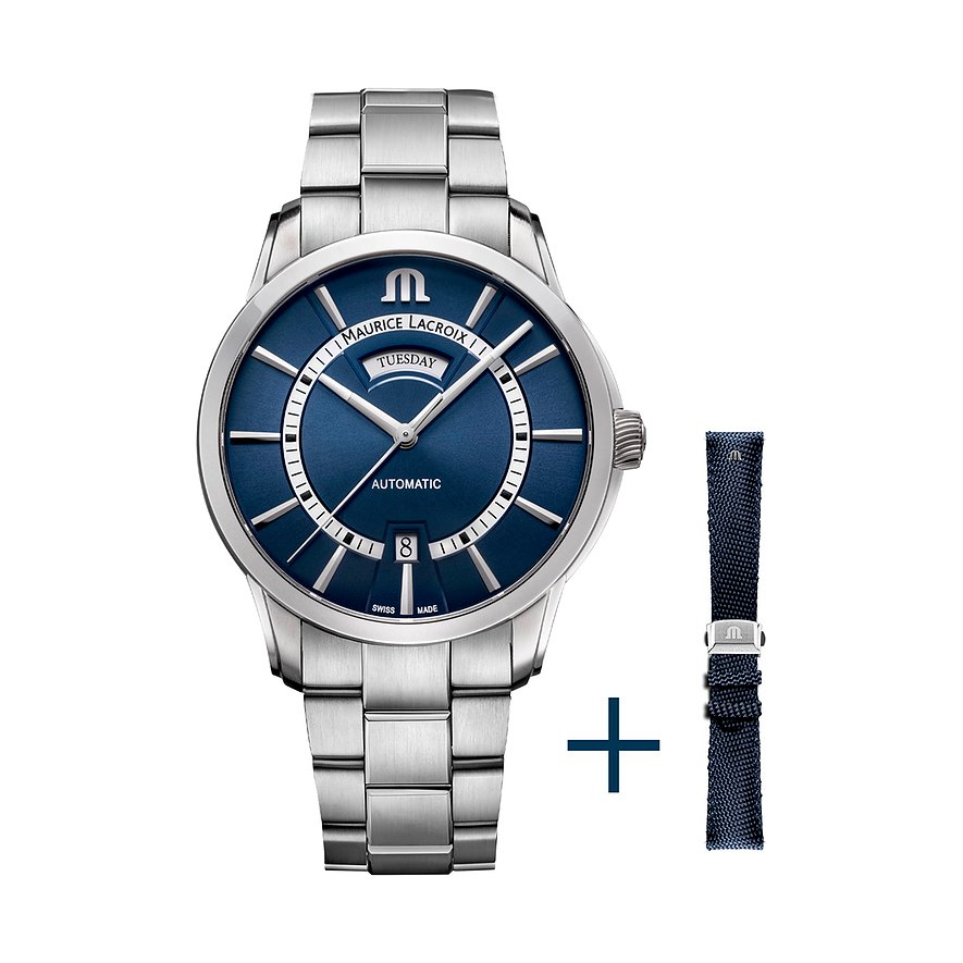 Maurice Lacroix Uhren-Set inkl. Wechselarmband Pontos Day Date Automatic
