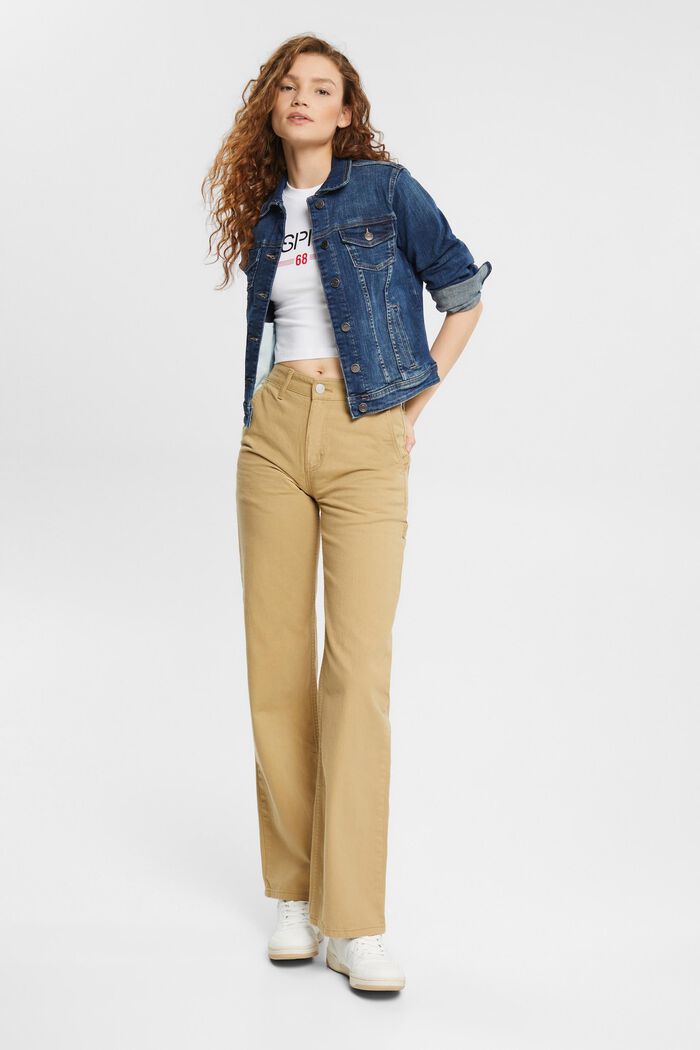 Jeansjacke in schmaler Passform