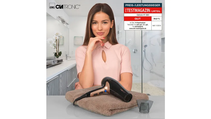CLATRONIC Haartrockner 2200W Ionic HT3661