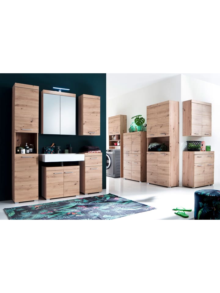 ebuy24 Badschrank AmandaMando Eiche Dekor 73 x 31 cm günstig kaufen onesize