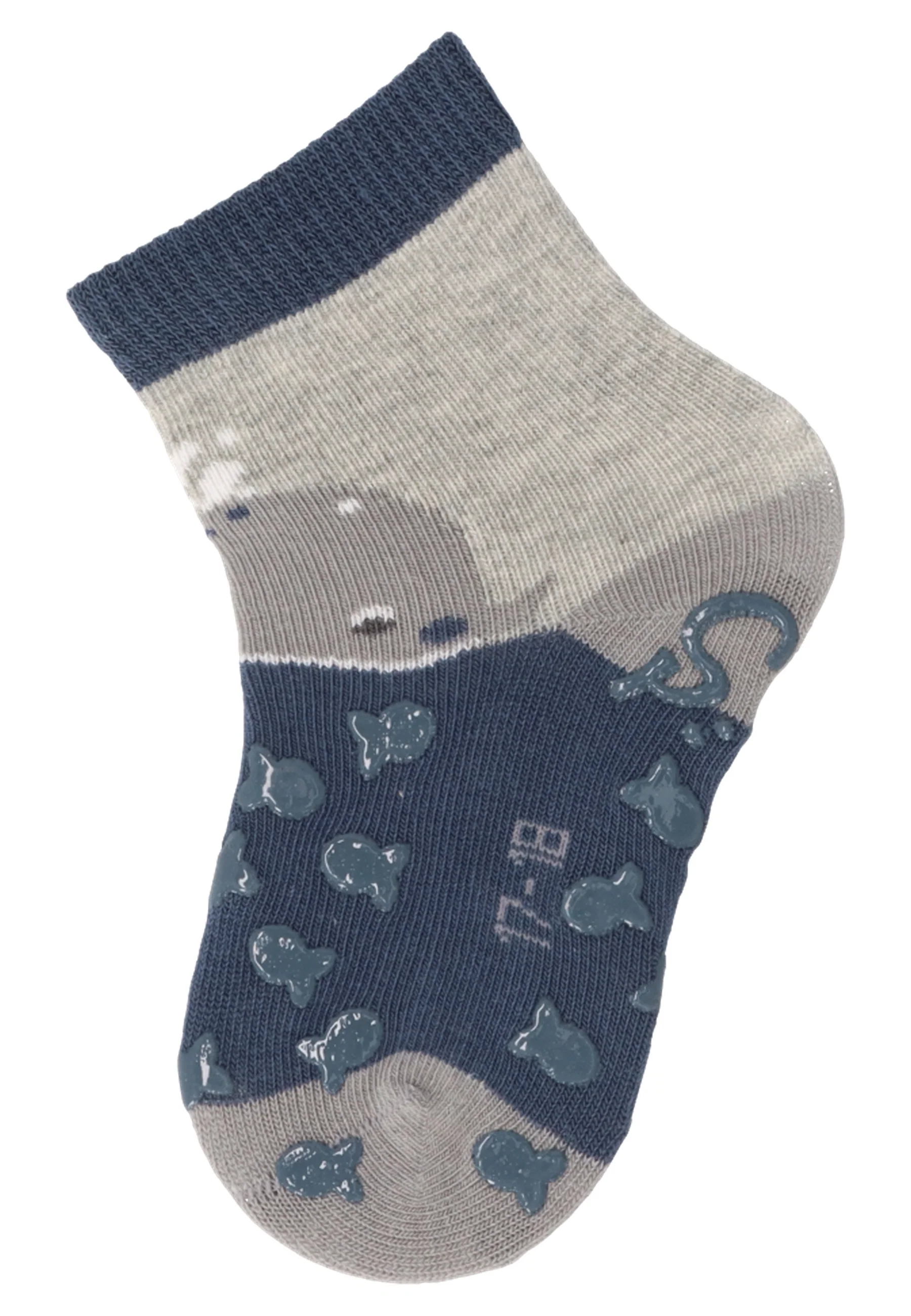 ABS Krabbelsocken im 2er Pack mit Motiv Wal