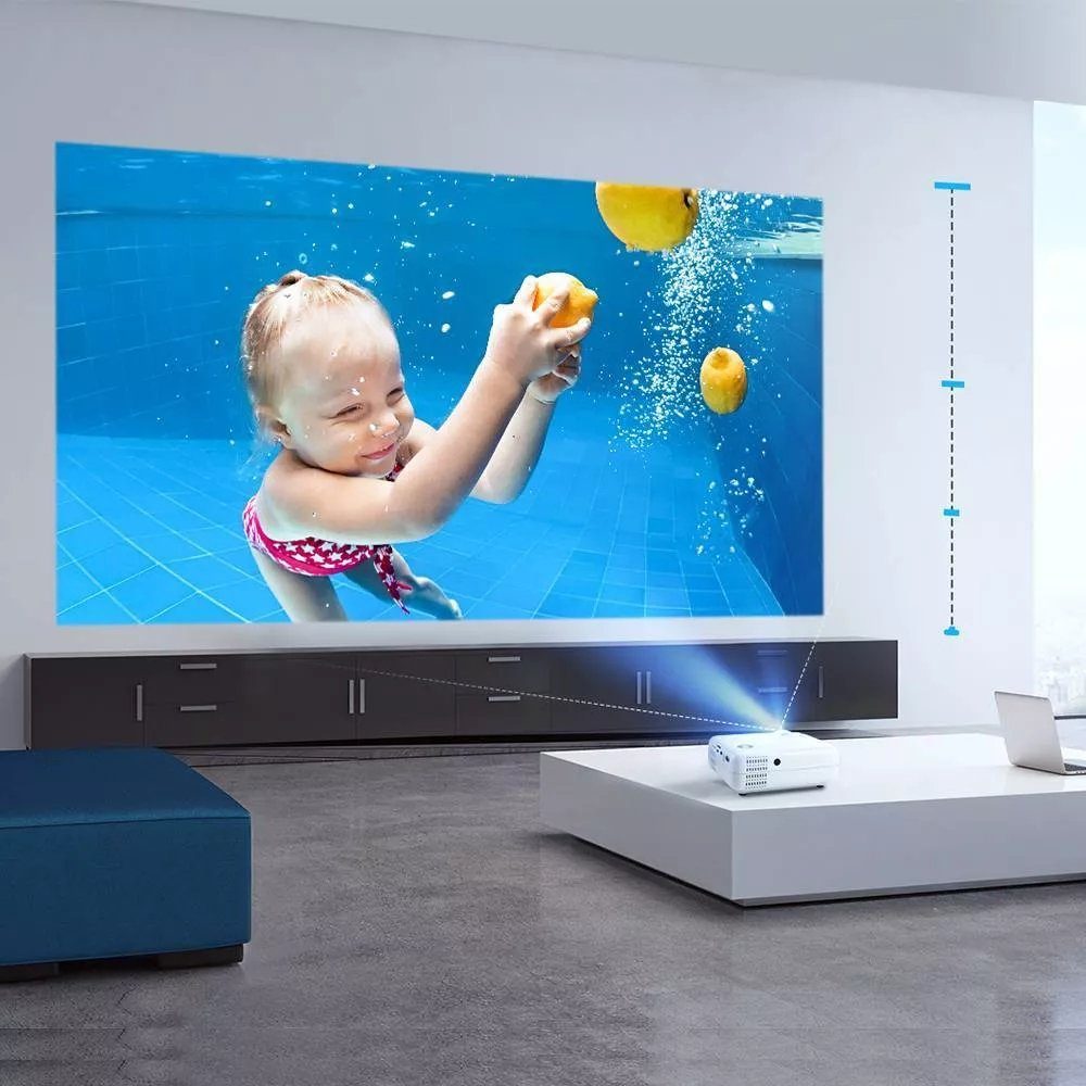 VANKYO Leisure D30TX Beamer (5000 lm, 1280*720 px, VANKYO Leisure D30T WLAN native 720P 5000lm 5000:1 LCD-beamer)